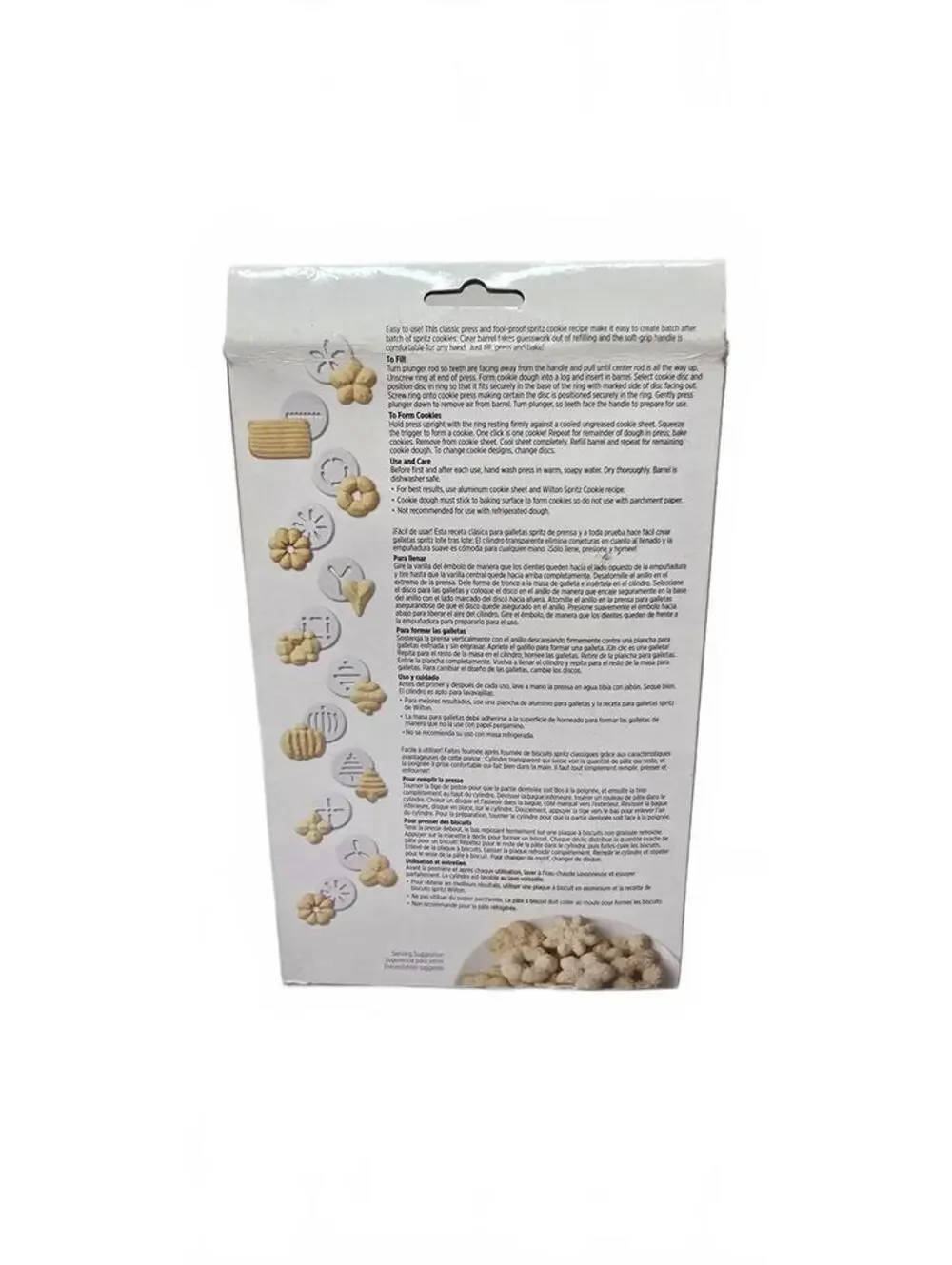 Wilton Simple Success Cookie Press with 12 Design Discs